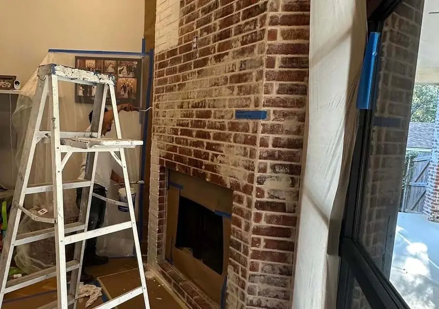 Painting project in Denton, Texas