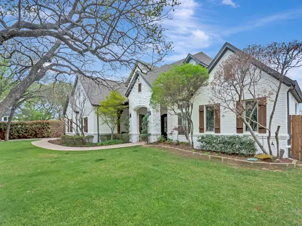 Painted brick cottage elevation