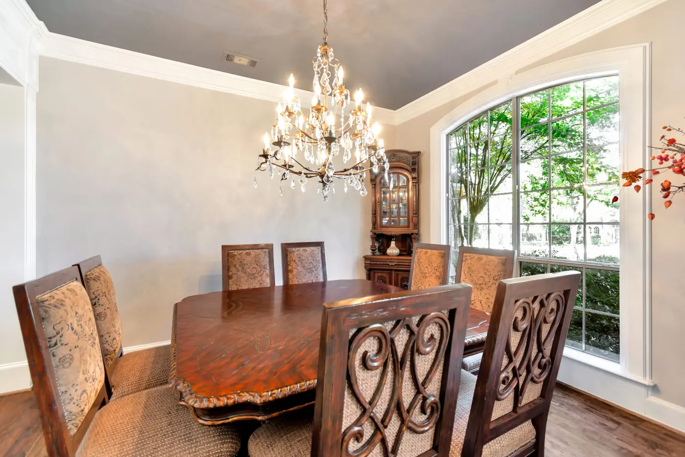 Repainted dining room