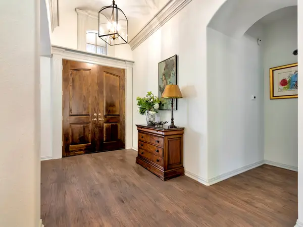 Repainted entry hall