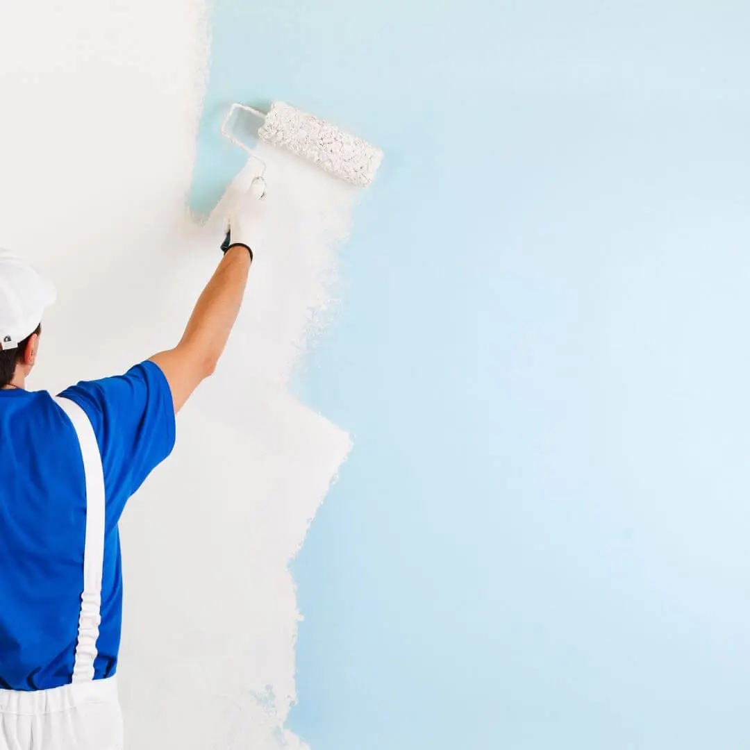person painting