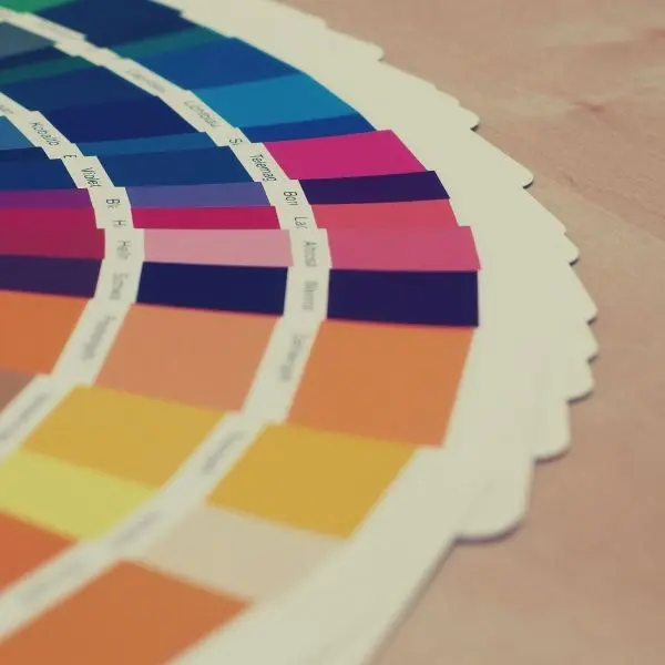 Paint swatches