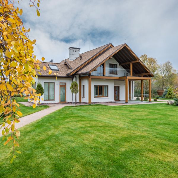 The outside of a home